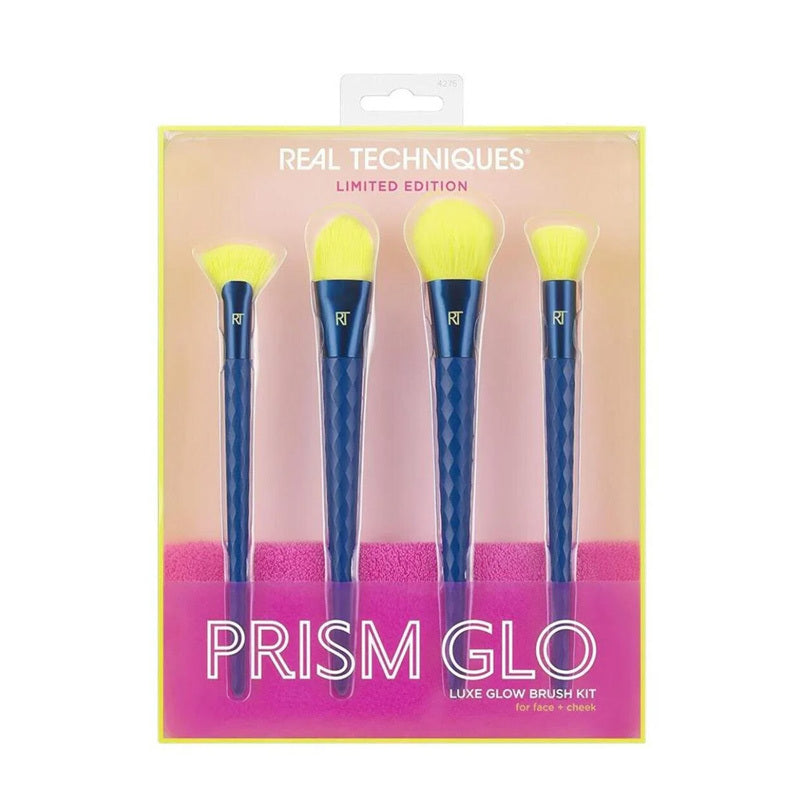 Real Techniques Prism Glo Luxe Glow Brush Set 4-Piece Set