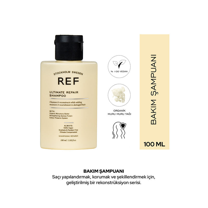 Ref Stockholm Sweden Ultimate Repair Shampoo for Damaged Hair 100 ml