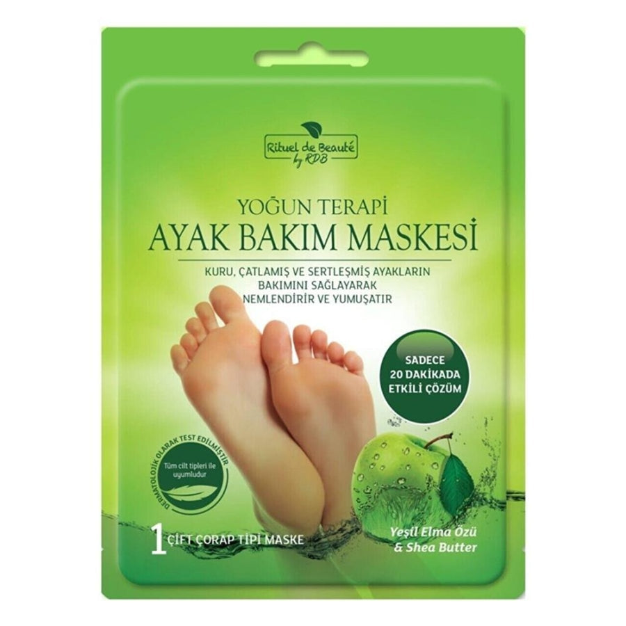 Rituel de Beaute Intensive Therapy Foot Mask for Soft Skin 1 Pair