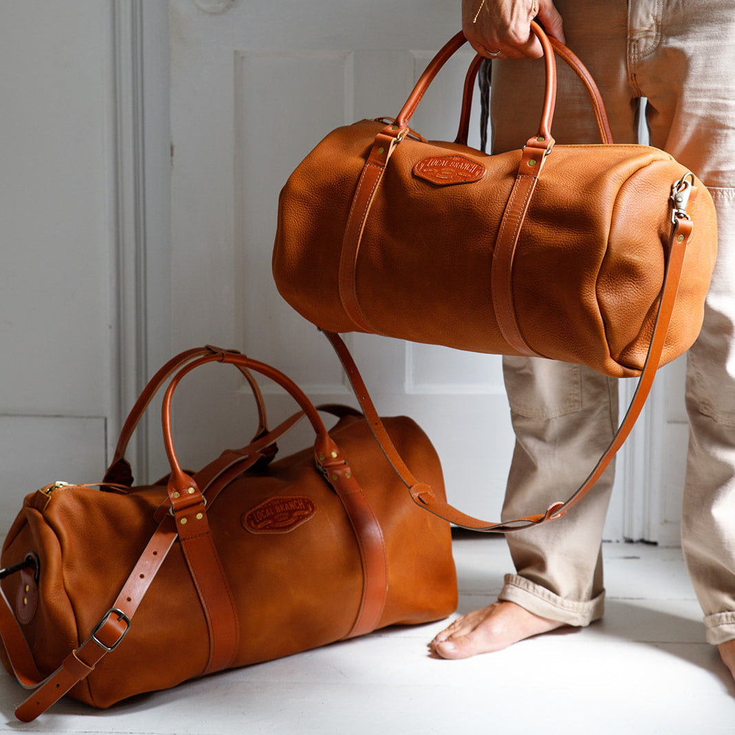 Nomad USA-Made Leather Duffle Bag