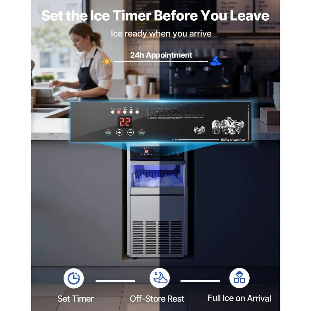 Ice Machines 100Lb / 450Lb In 24 Hours