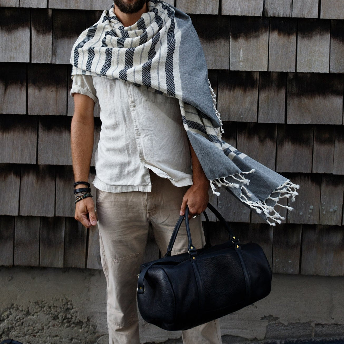 Nomad USA-Made Leather Duffle Bag