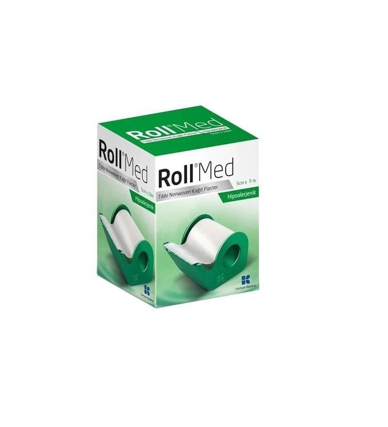 Roll Med Nonwoven Adhesive Medical Tape 5cm x 5m