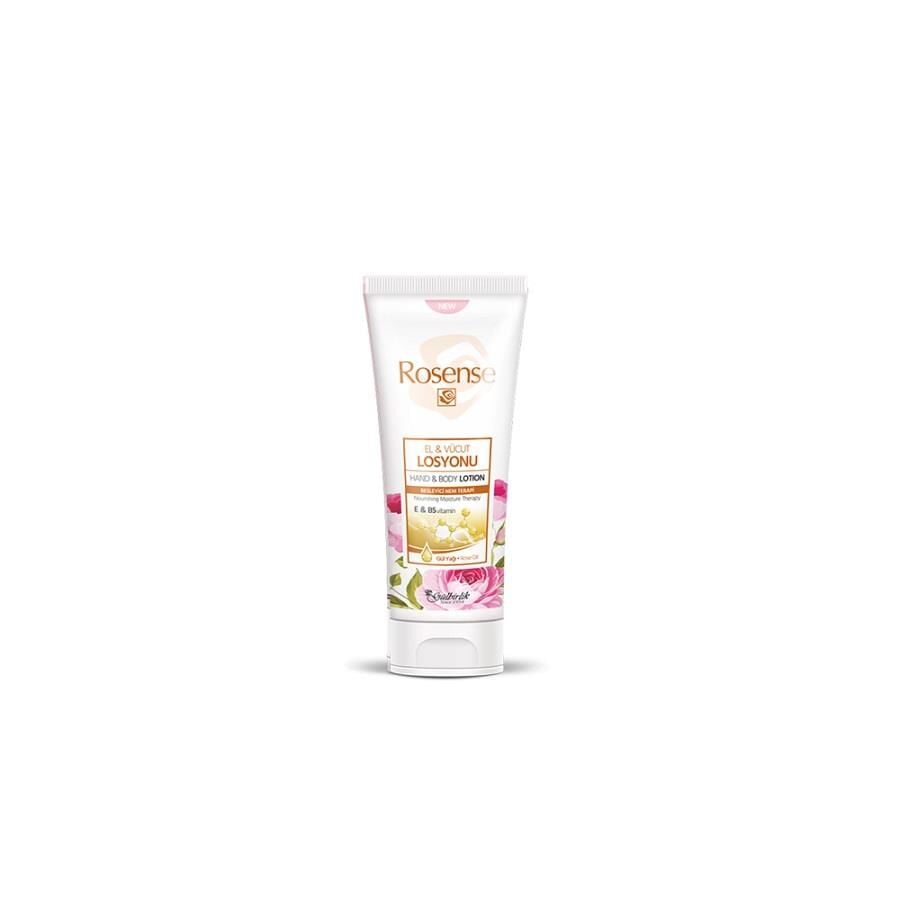 Rosense Hand & Body Lotion with Rose Oil and Vitamin E 200 ml