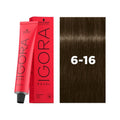 Igora Royal Permanent Hair Color 6.16 Dark Blonde Cendre Chocolate 60ml