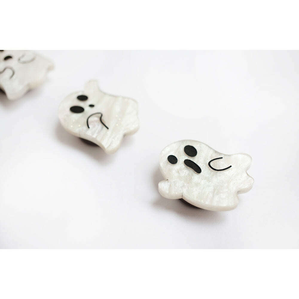 Set Of 4 Ghost Button Covers by Laliblue | PRE-ORDER SHIPS IN 2-3 WEEKS