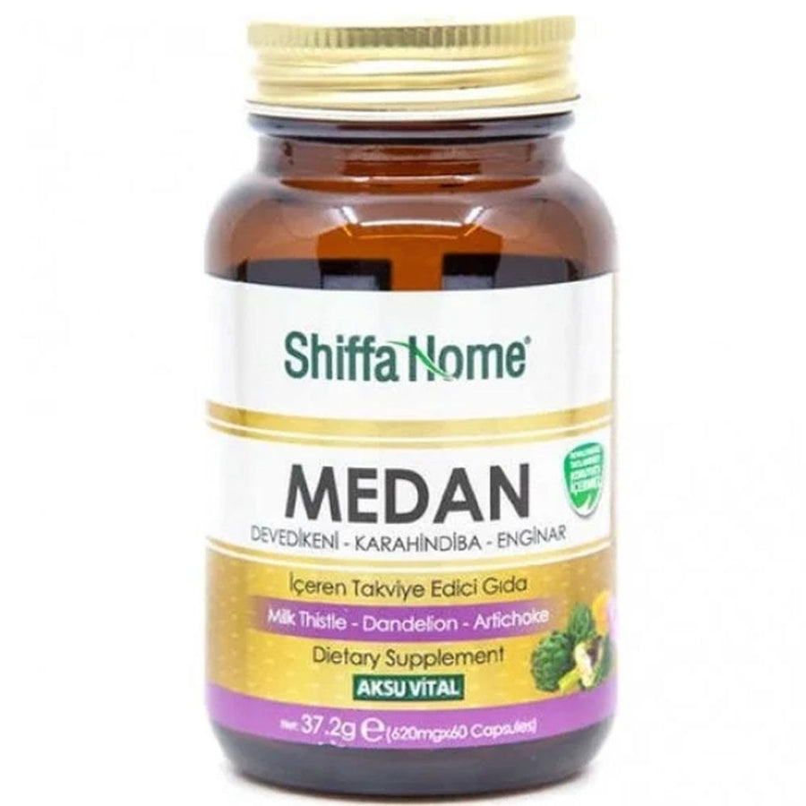 Shiffa Home Milk Thistle & Artichoke Herbal Supplement 60 Capsules