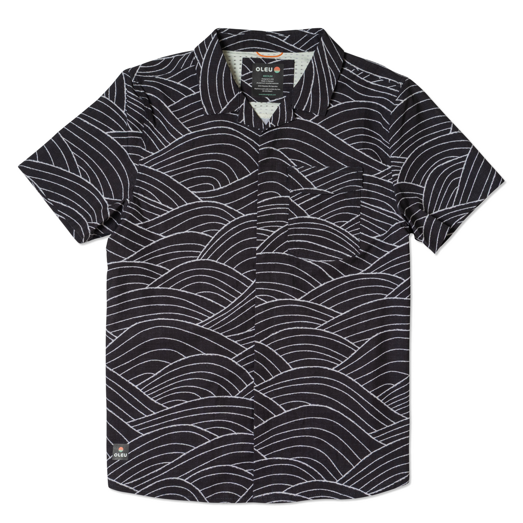 OLEU UV QUICK-DRY BOARDSHIRT - STORM CARBON