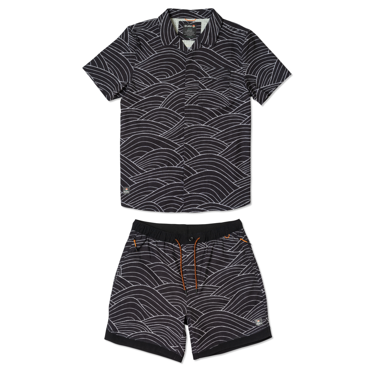 OLEU UV QUICK-DRY BOARDSHIRT - STORM CARBON