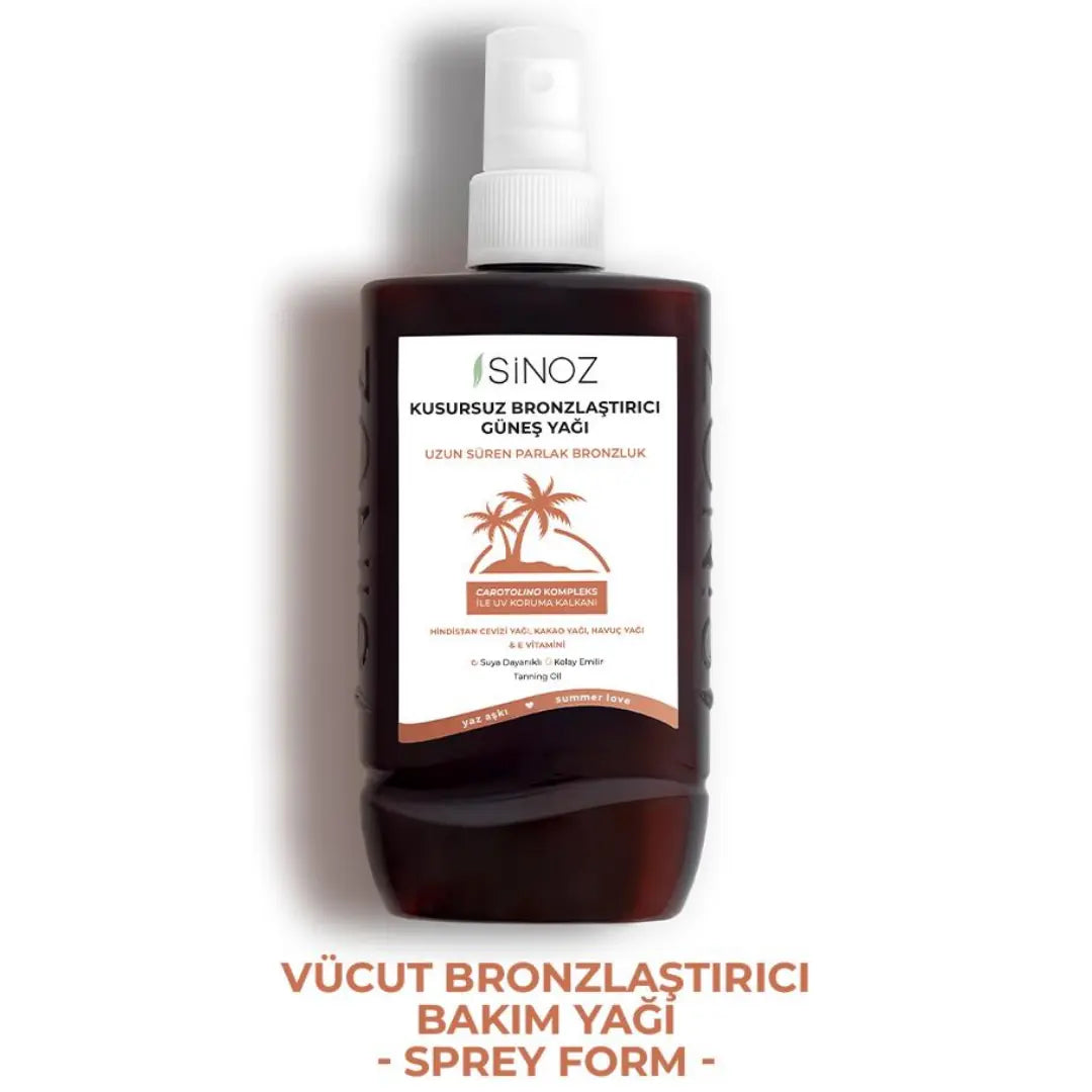 Sinoz Perfect Bronzing Sun Oil Spray with Coconut & Carrot 200 ml