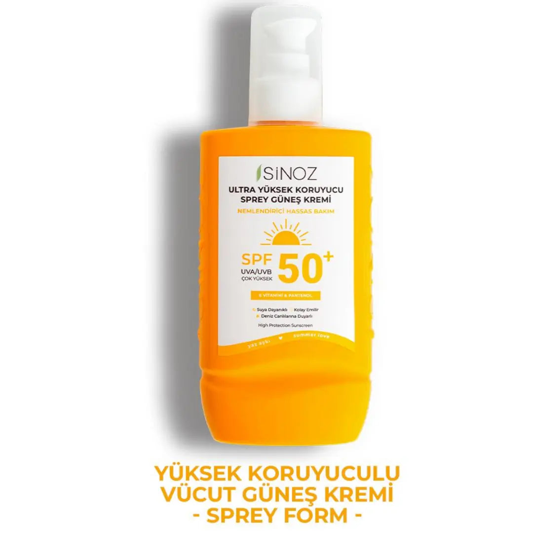 Sinoz SPF 50+ Ultra High Protection Body Sunscreen Spray 200 ml