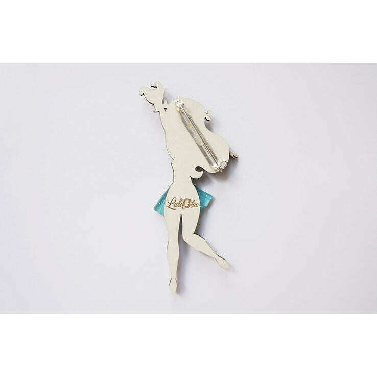 Skeleton Woman Brooch by Laliblue | PRE-ORDER SHIPS IN 2-3 WEEKS