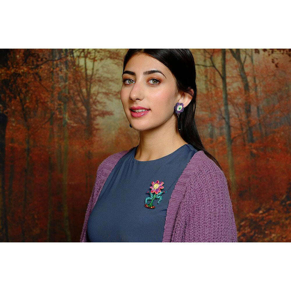 Skull Flower Brooch by Laliblue | PRE-ORDER SHIPS IN 2-3 WEEKS