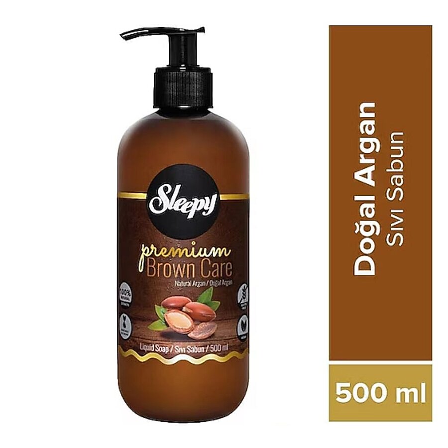 Sleepy Premium Brown Care Liquid Hand Soap 500 ml