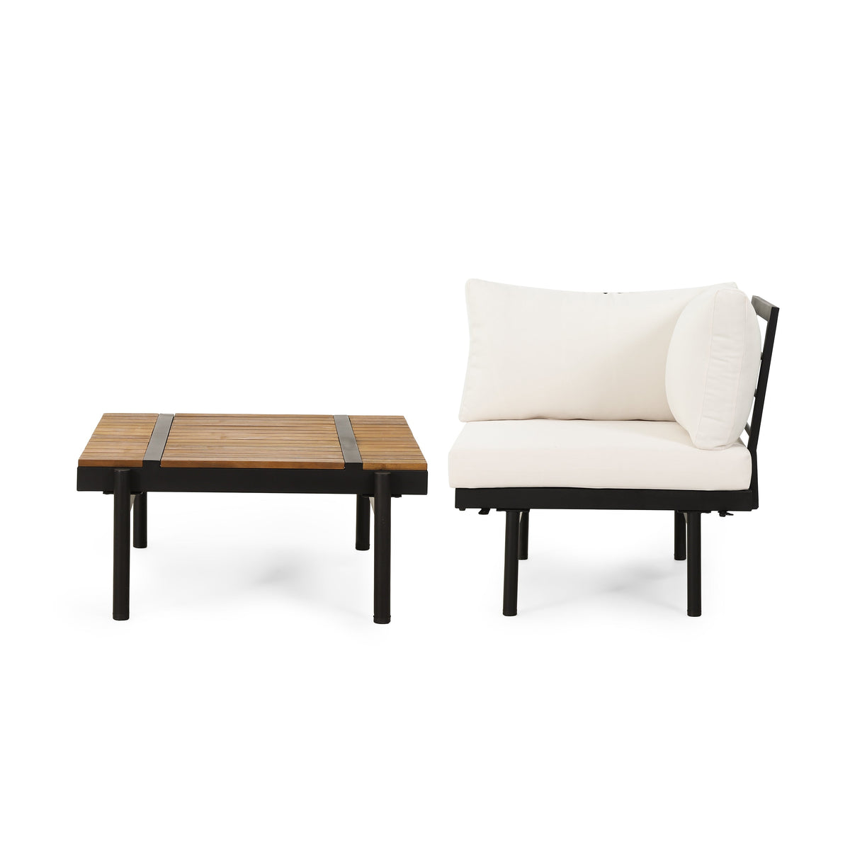 Theo Sofa Corner + Coffee Table