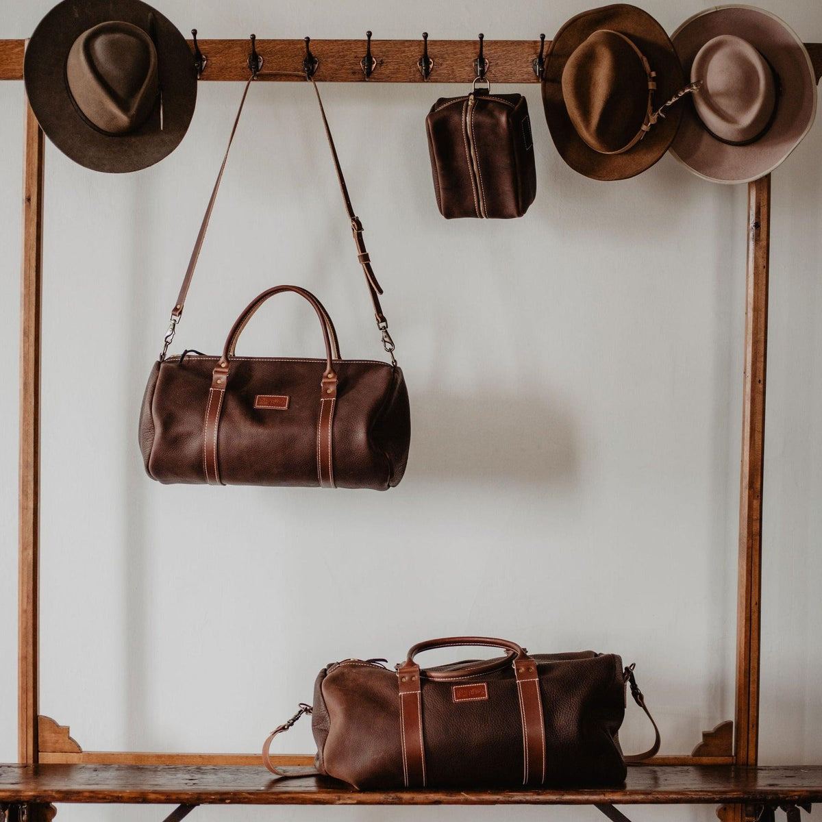 Nomad USA-Made Leather Duffle Bag