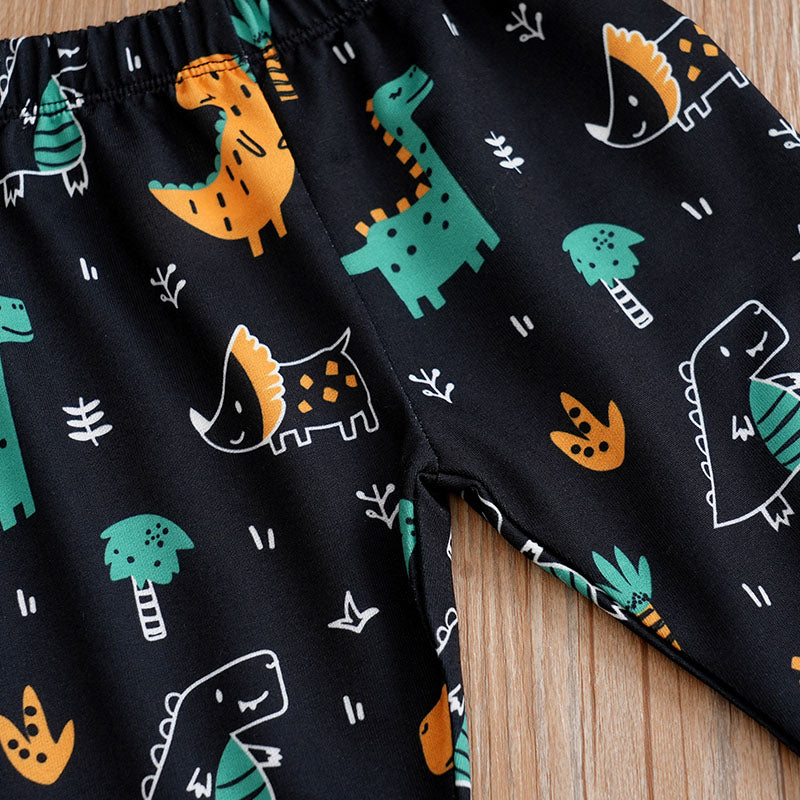 Spring & Autumn Baby Dinosaur Jumpsuit | For Newborns - # BAAA51210085