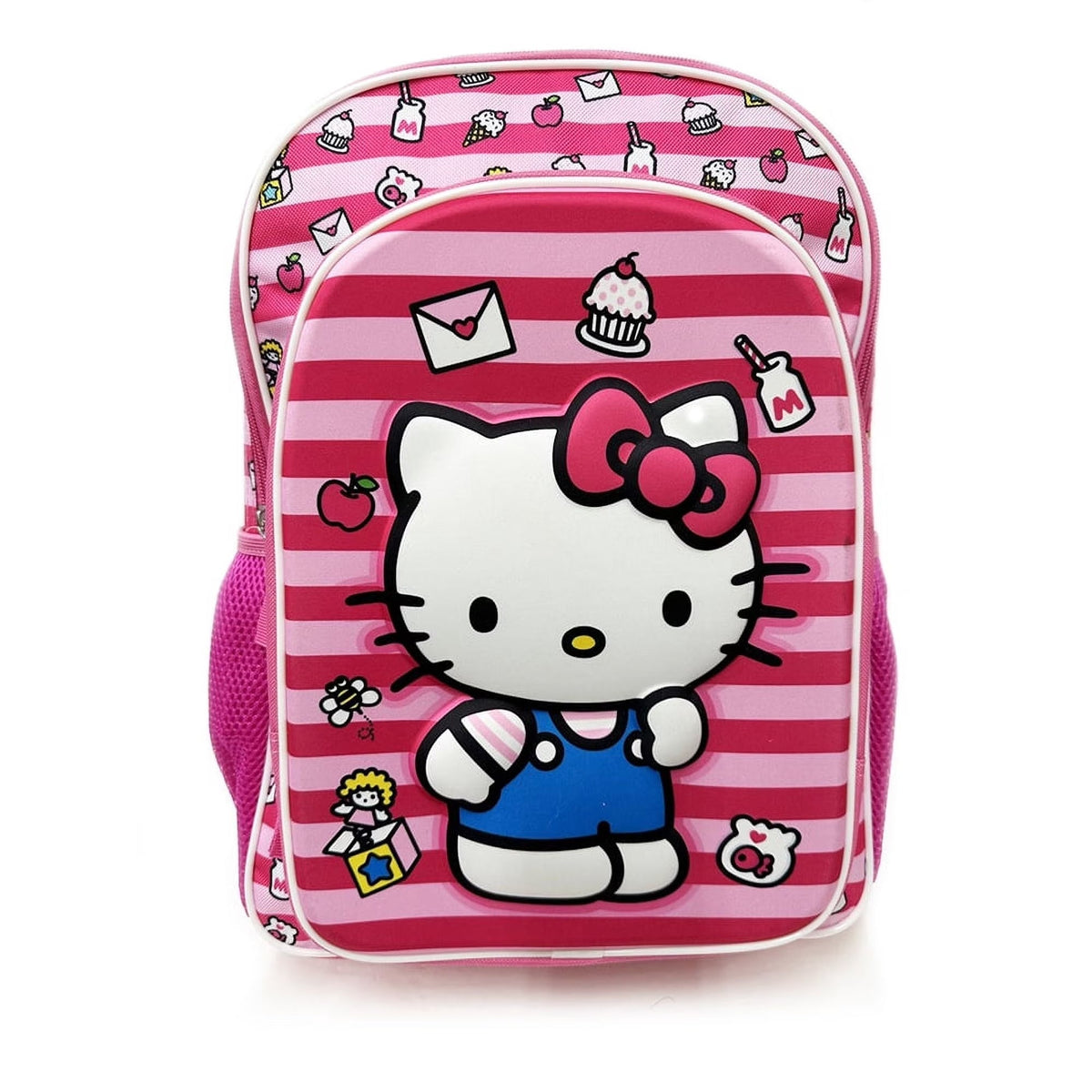 Hello Kitty 16Ó Backpack with Molded Front Pocket and Printed Straps