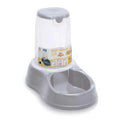 Stefan Pet Feeding Bowl 1.5 Liter Grey 28.5x18.5x22cm