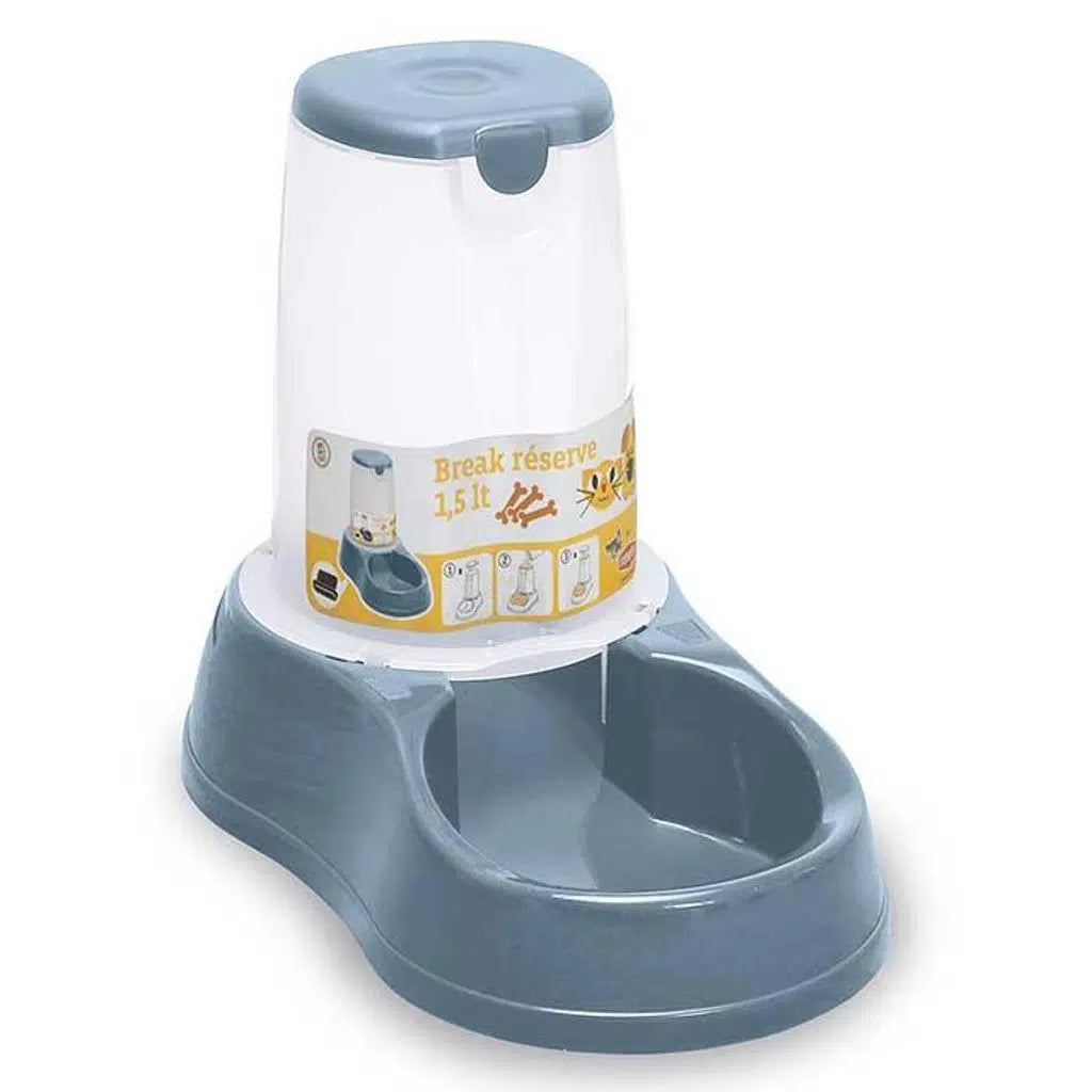 Stefan Pet Food Container Dark Blue 1.5 Liter