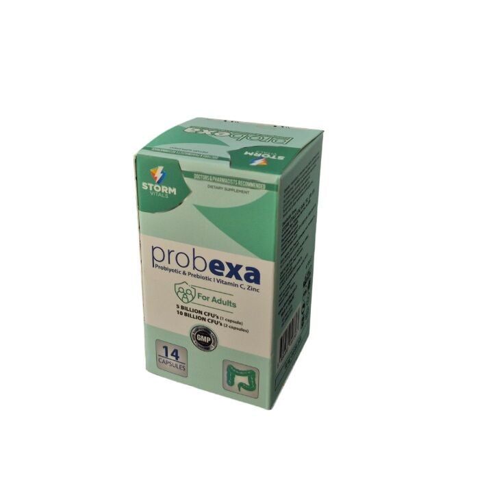 Storm Vitals Probexa Probiotic & Vitamin C Support 14 Capsules