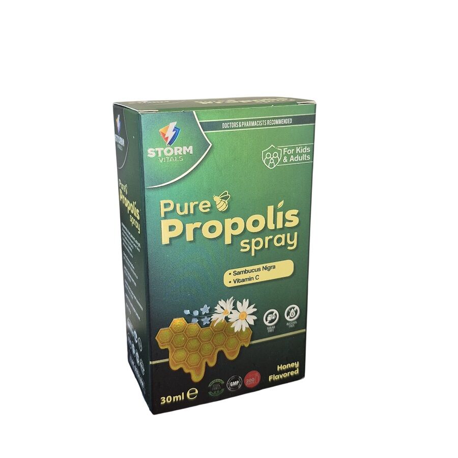 Storm Vitals Propolis Spray with Elderberry and Vitamin C 30ml