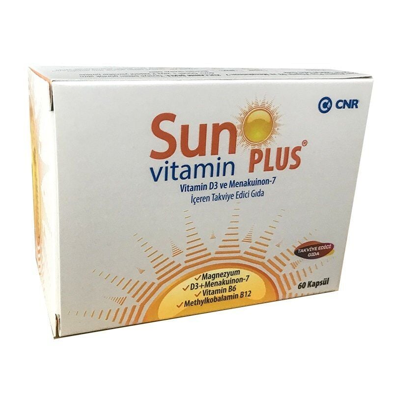 Cnr Ilac Sun Vitamin Plus D3 Dietary Supplement 60 Capsules