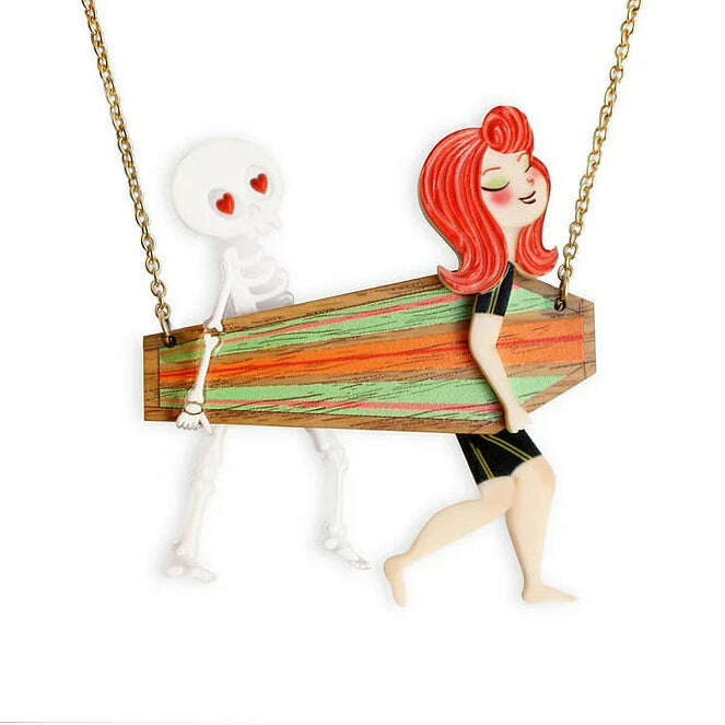 Surfer Couple Necklace by Laliblue | PRE-ORDER SHIPS IN 2-3 WEEKS