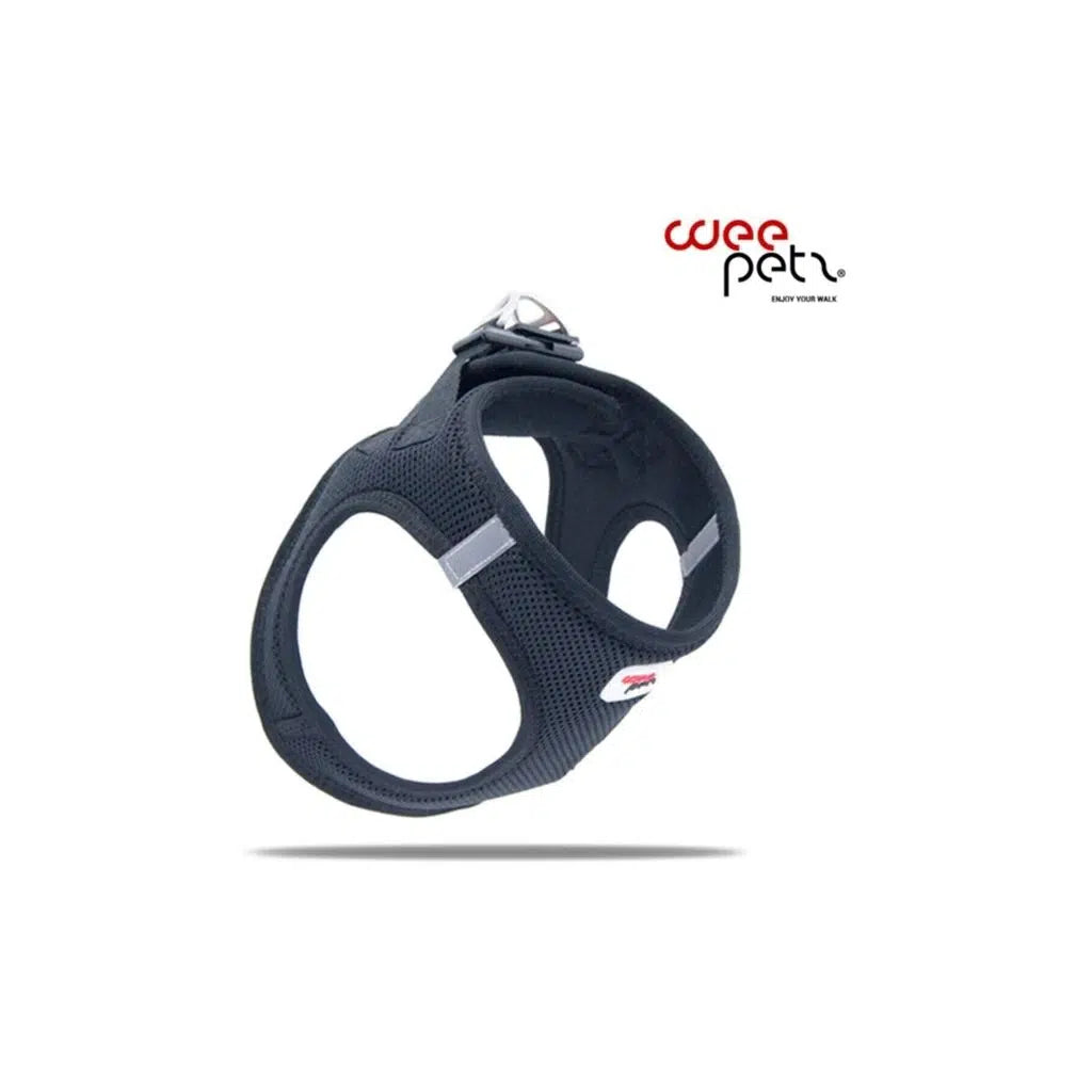 Tailpetz Air Mesh Dog Harness Breathable Black Size M