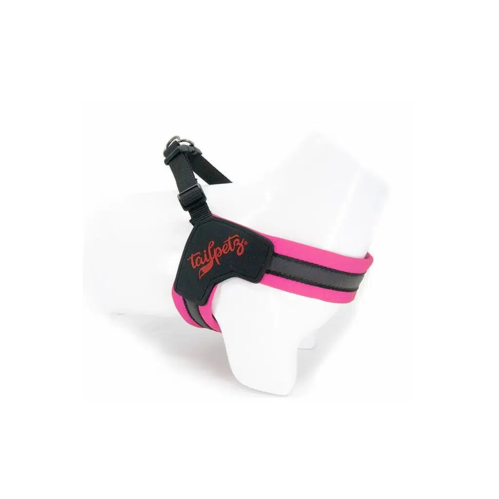 Tailpetz V-Harness Neon Pink Dog Chest Harness Small