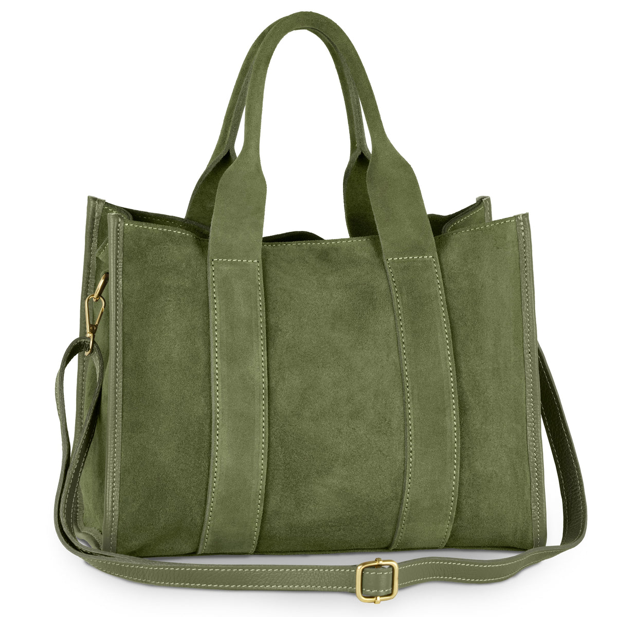Brianza Italian Suede Tote Bag