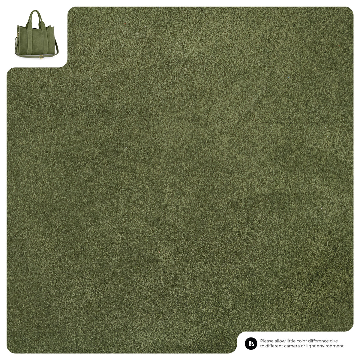 Italian Genuine Suede Tote Bag | Brianza