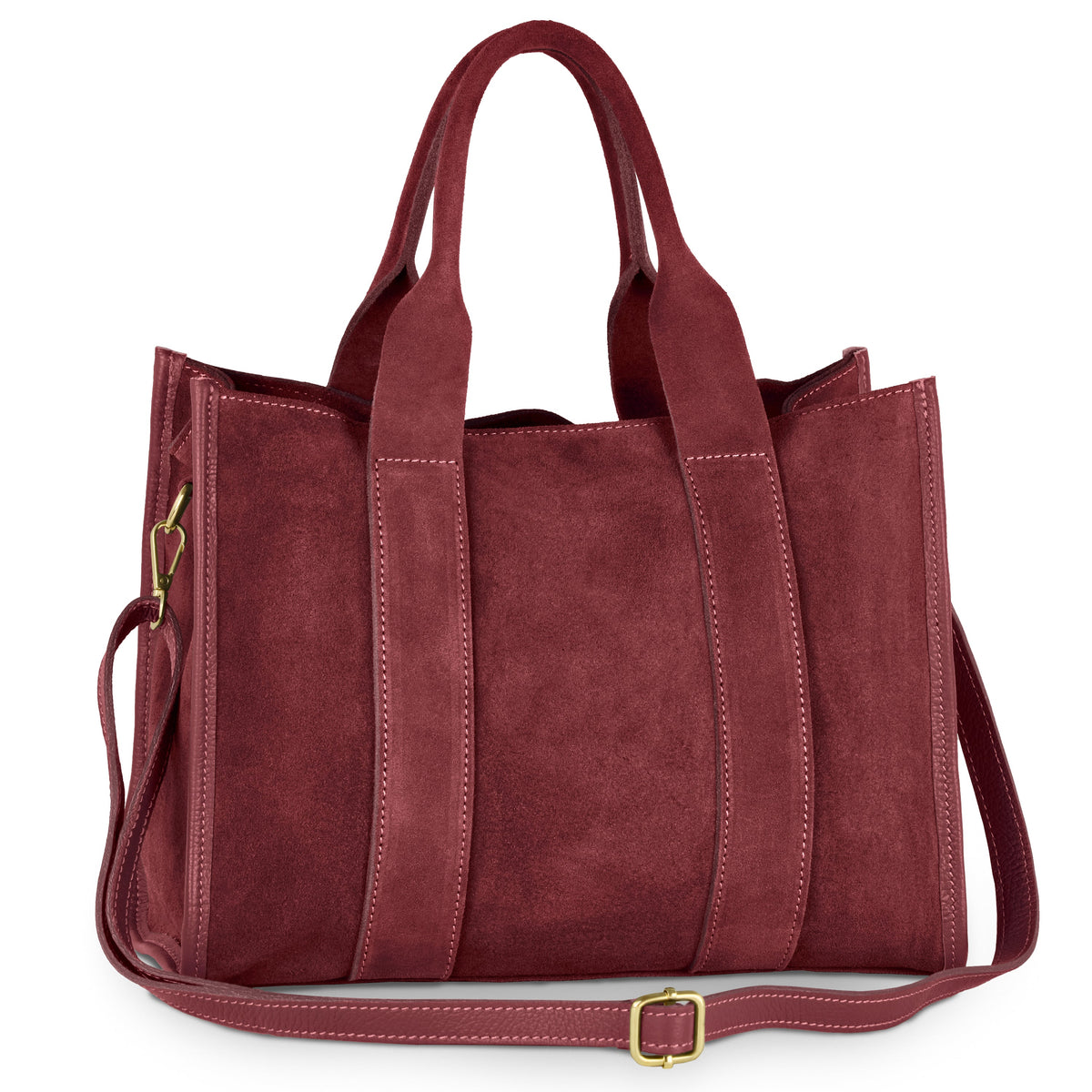 Brianza Italian Suede Tote Bag