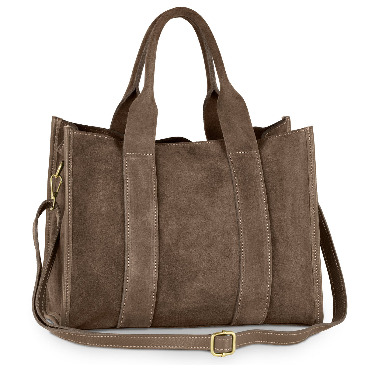 Brianza Italian Suede Tote Bag
