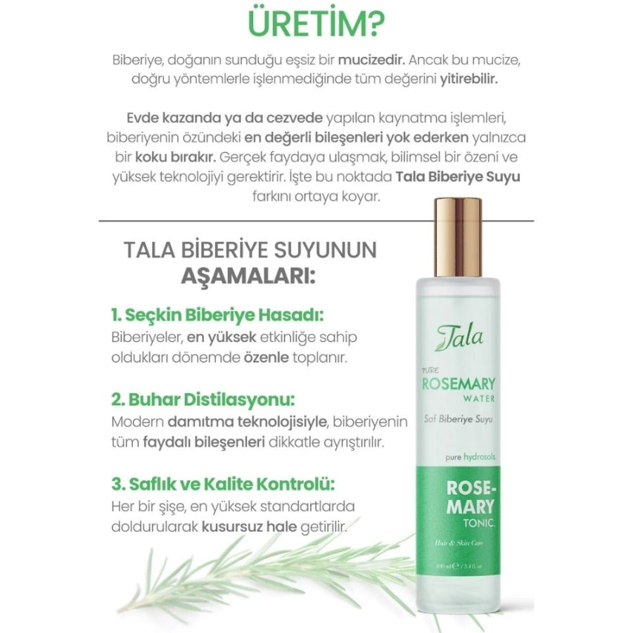 Tala Rosemary Water Strengthening Hair Tonic 100ml