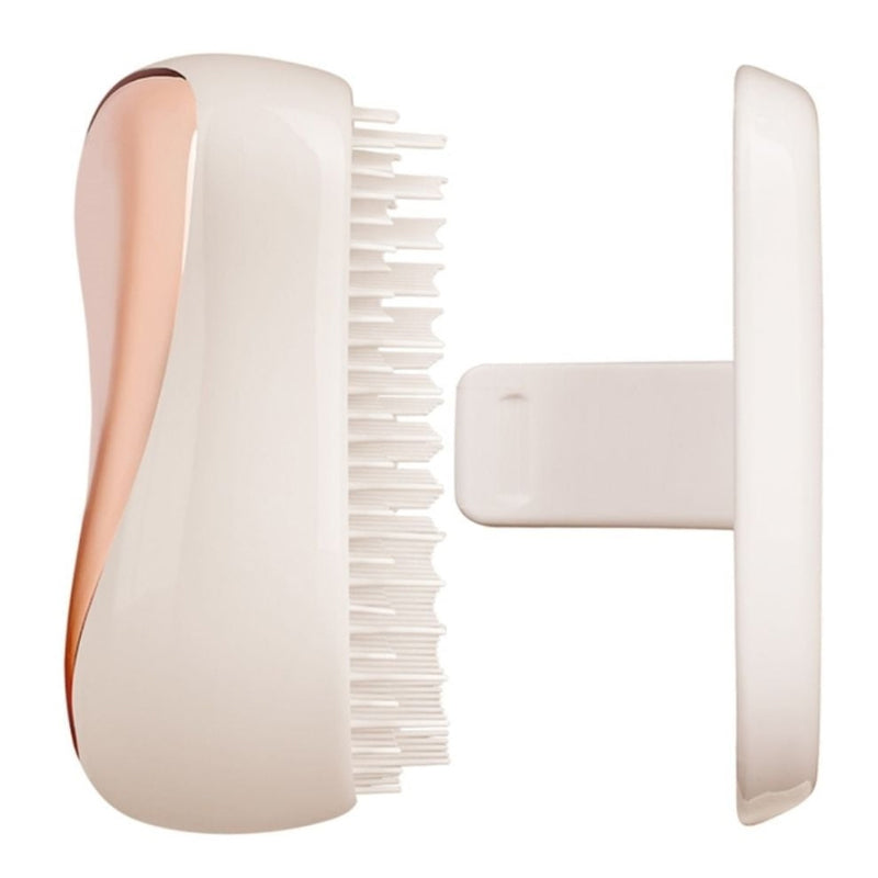 Tangle Teezer Compact Styler Rose Gold Ivory Travel Hairbrush