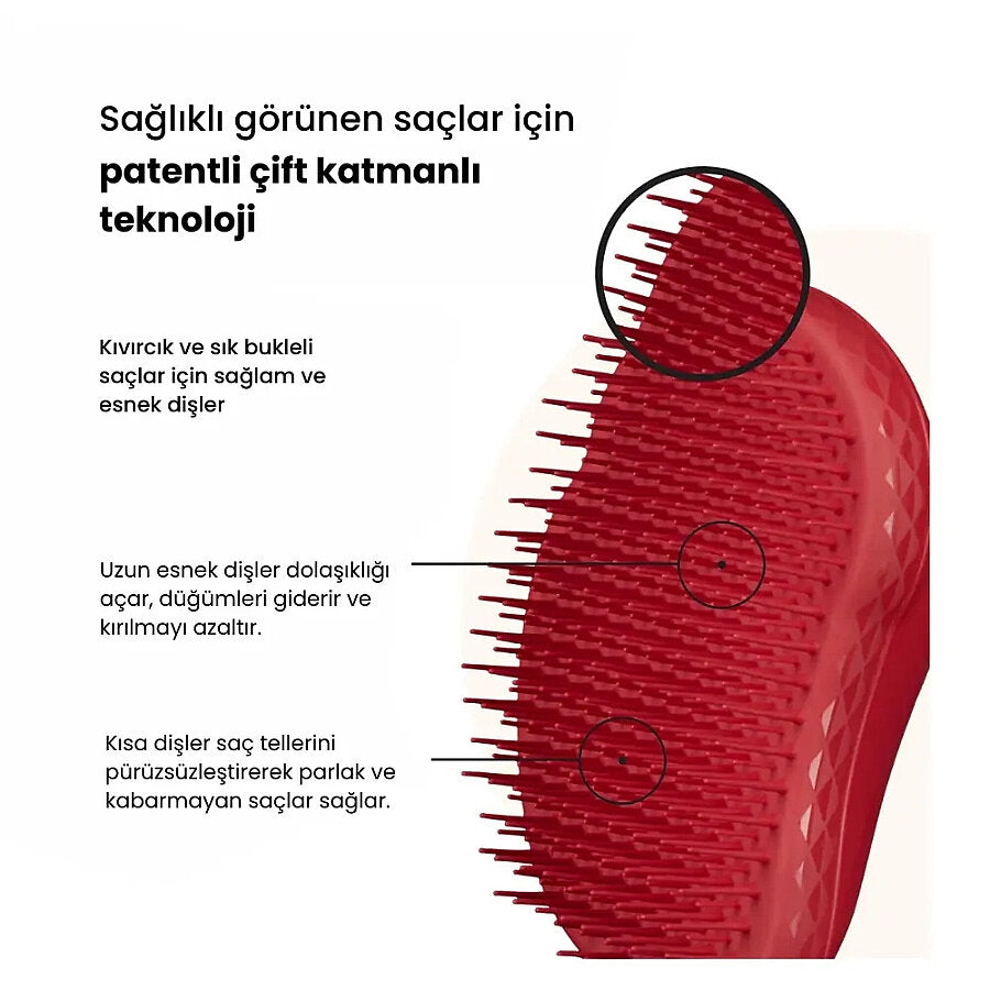 Tangle Teezer Thick & Curly Red Detangling Hair Brush