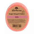 The Soap Factory Natural Sponge Rose Soap for Gentle Cleansing 125g