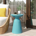 Outdoor Metal End Table - Large