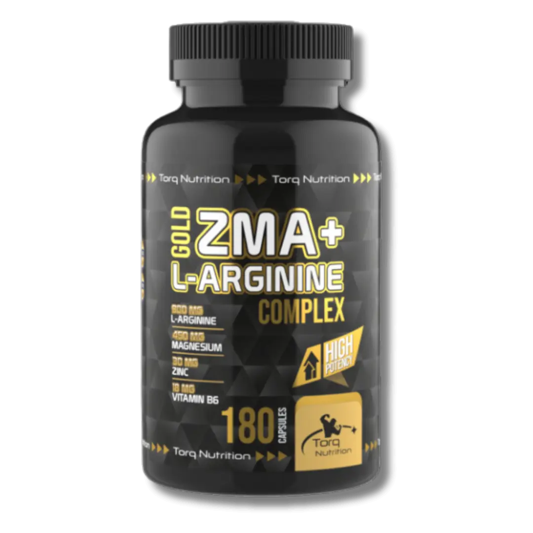 Torq Nutrition Gold ZMA Complex Essential Mineral Support 180 Capsules