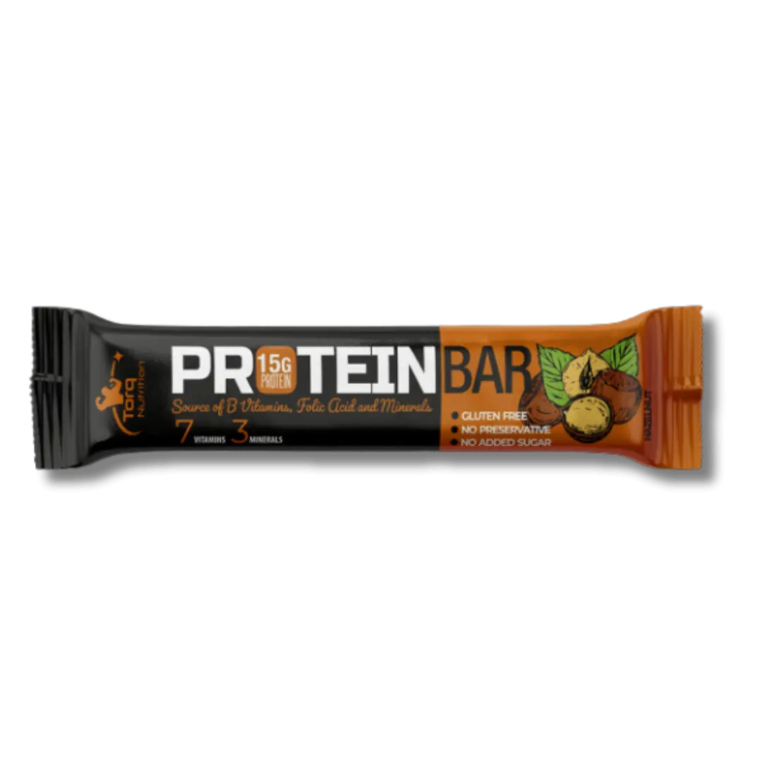 Torq Nutrition Hazelnut Protein Bar High Protein Snack 50g