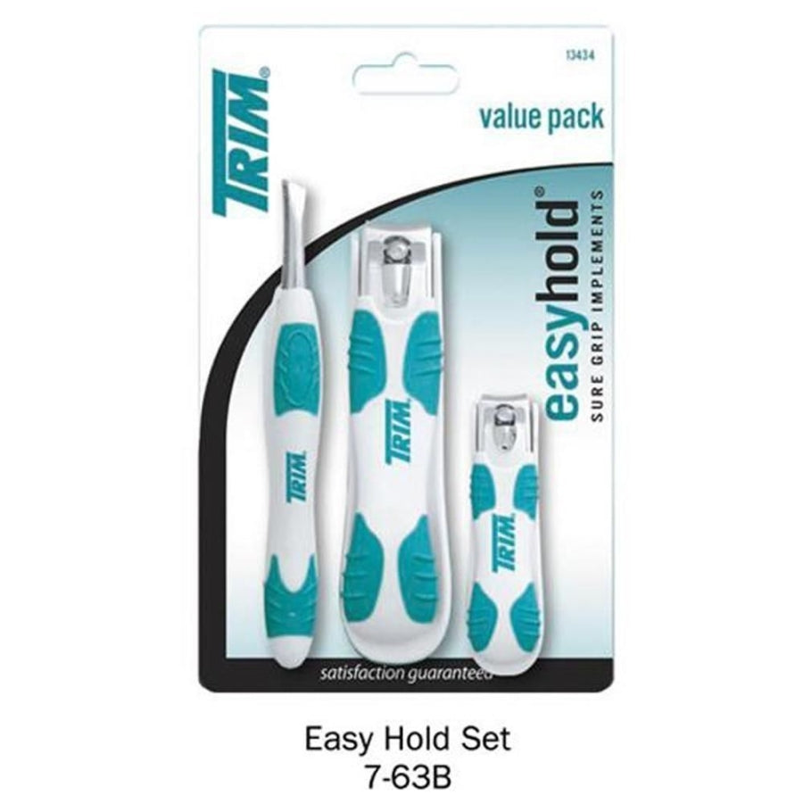 Trim Easy Hold Manicure & Pedicure Set for Easy Grooming 1 Set