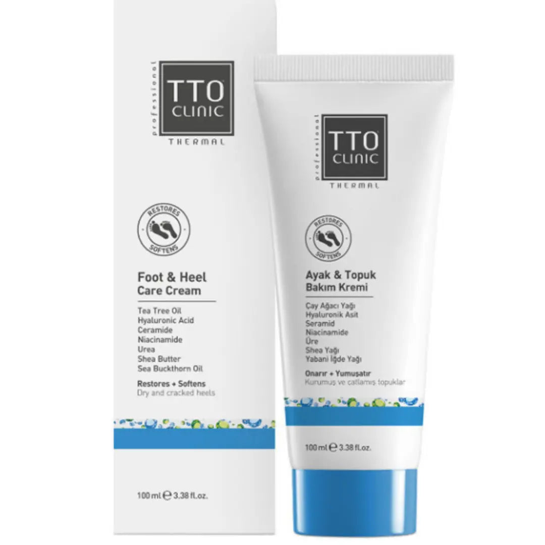 TTO Clinic Foot and Heel Care Cream for Dry Skin 100 ml