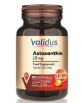 Validus Astaxanthin 12 mg Dietary Supplement 30 Softgels