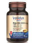 Validus Daily Omega-3 1000 mg Dietary Supplement 30 Softgels