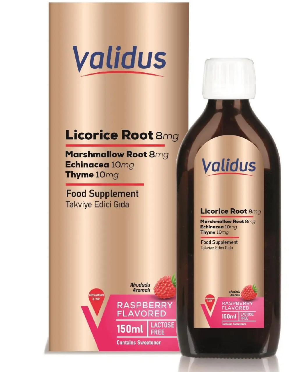 Validus Licorice & Echinacea Herbal Support Syrup 150 ml