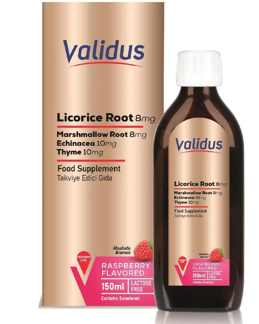 Validus Licorice & Echinacea Herbal Support Syrup 150 ml