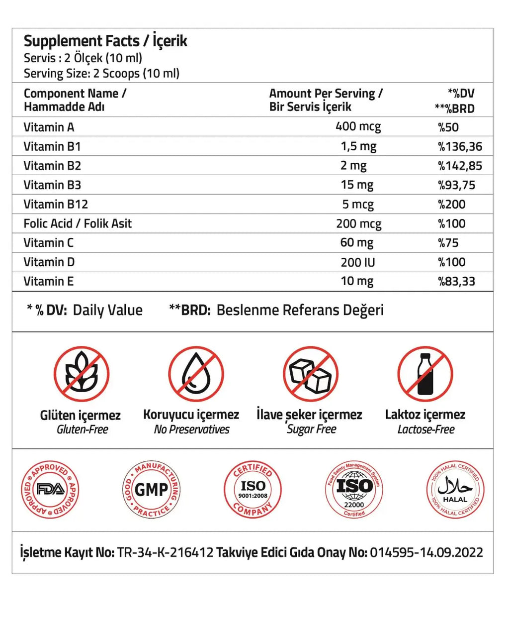 Validus Multivitamin Syrup with Vitamin B12 & D3 150 ml