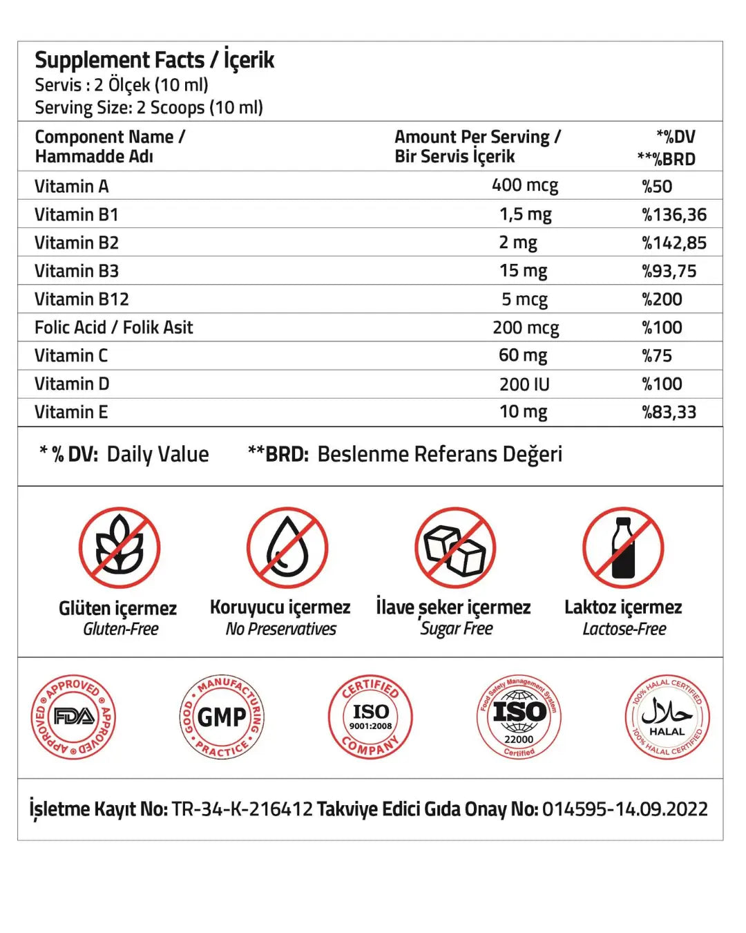 Validus Multivitamin Syrup with Vitamin B12 & D3 150 ml