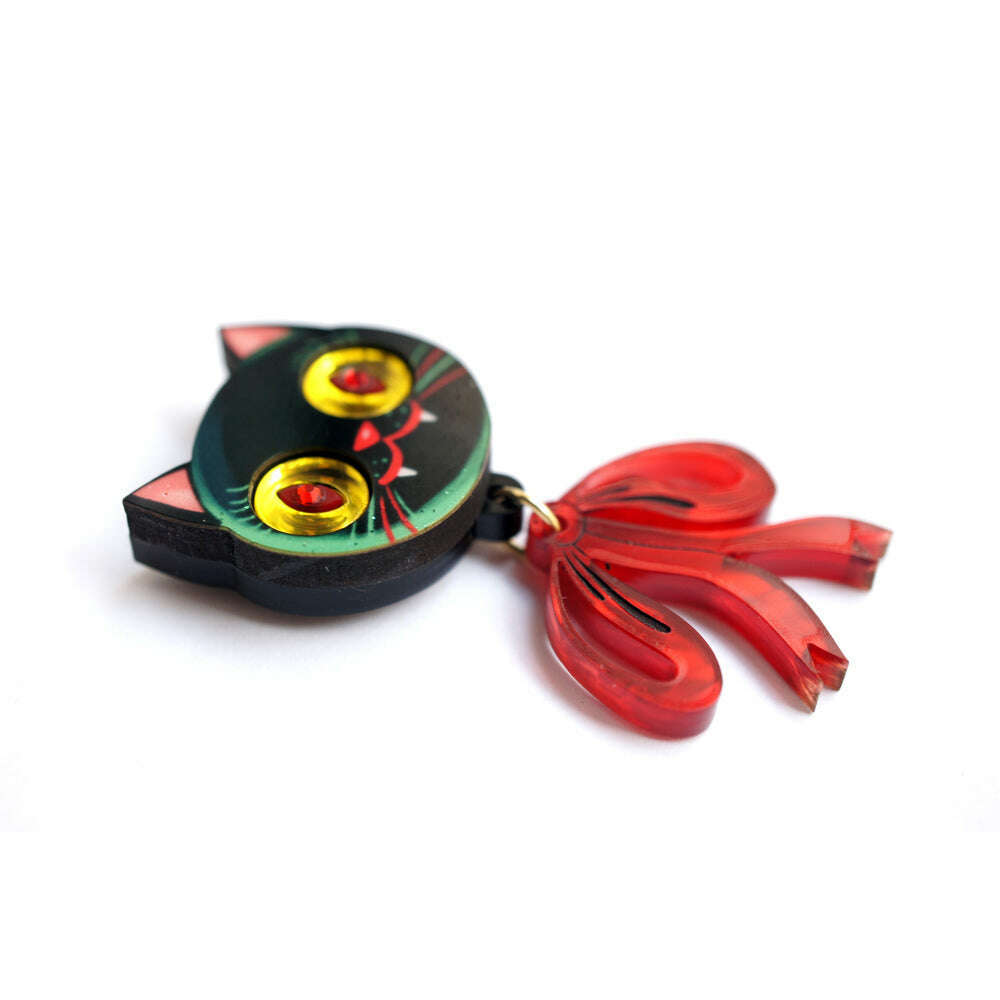 Vampire Kitten Button Cover by Laliblue | PRE-ORDER SHIPS IN 2-3 WEEKS